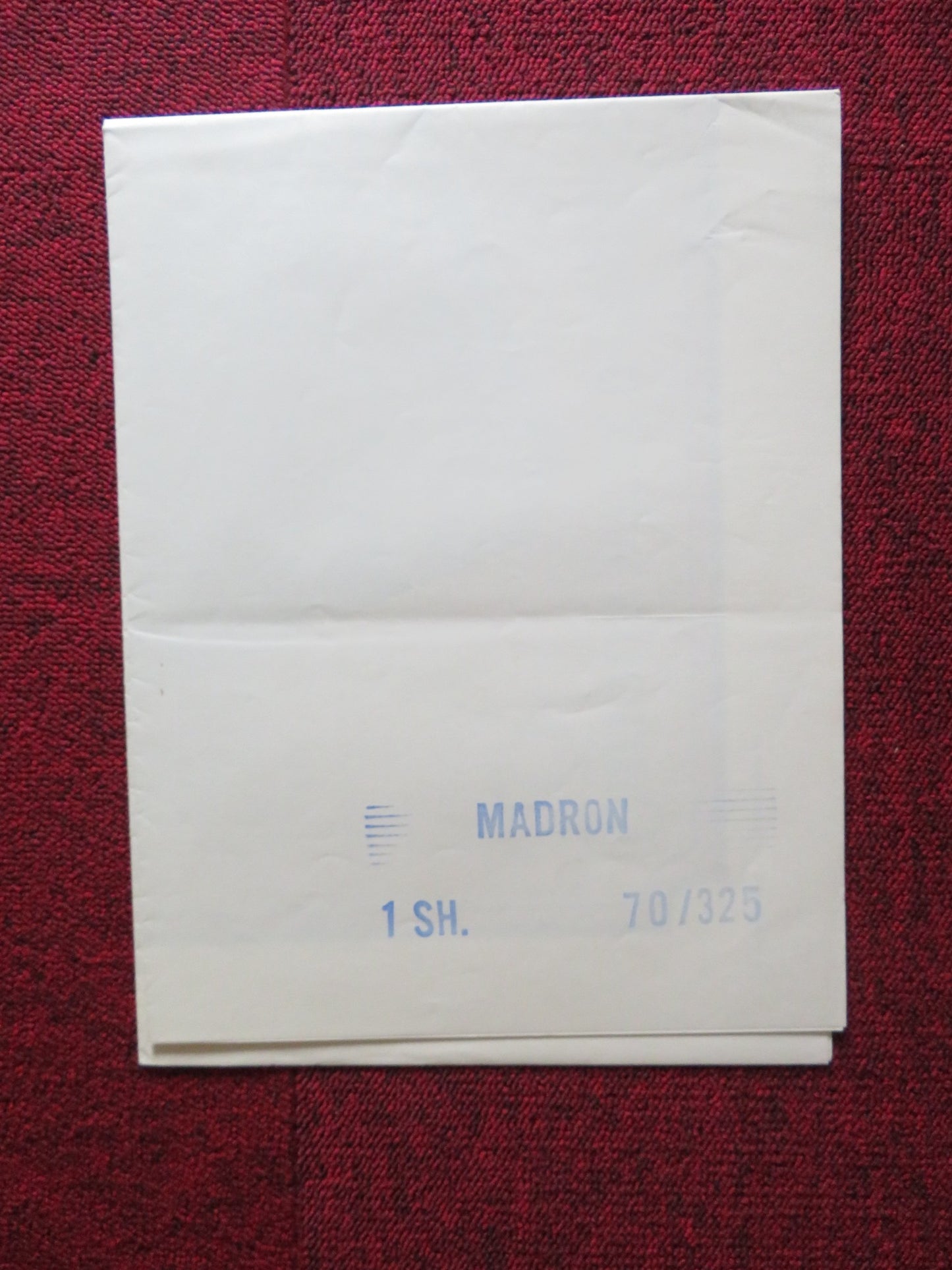 MADRON FOLDED US ONE SHEET POSTER RICHARD BOONE LESLIE CARON 1970