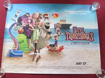 HOTEL TRANSYLVANIA 3: SUMMER VACATION UK QUAD ROLLED POSTER ADAM SANDLER 2018