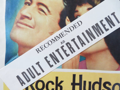 MAN'S FAVORITE SPORT HALF SHEET (22"x 28") POSTER ROCK HUDSON PRENTISS 1964