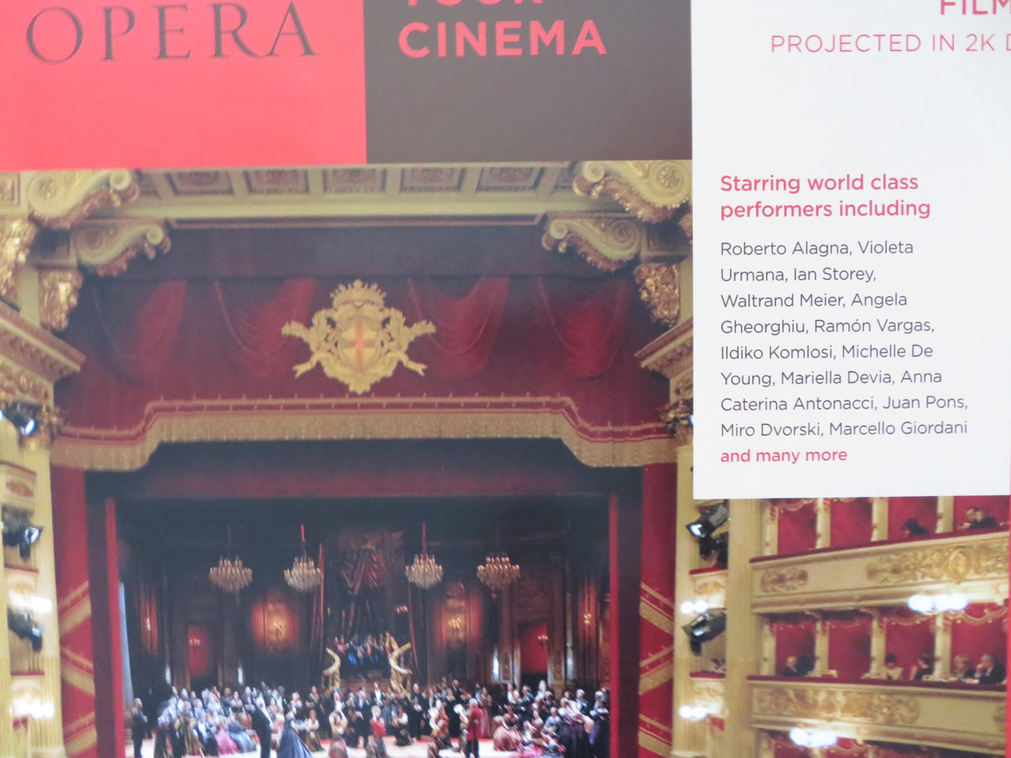 BRAVO! EXPERIENCE THE MAGIC OF OPERA ... UK QUAD (30"x 40") ROLLED POSTER 2008