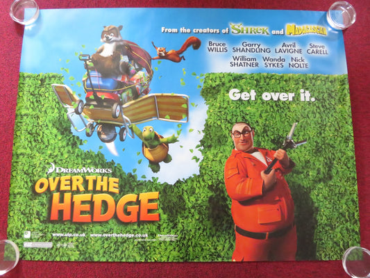 OVER THE HEDGE - A UK QUAD ROLLED POSTER BRUCE WILLIS STEVE CARELL 2006