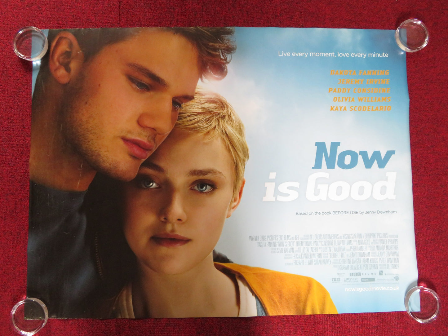 NOW IS GOOD UK QUAD (30"x 40") ROLLED POSTER DAKOTA FANNING JEREMY IRVINE 2012