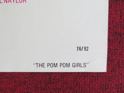 THE POM POM GIRLS FOLDED US ONE SHEET POSTER ROBERT CARRADINE J. ASHLEY 1976