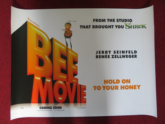 BEE MOVIE UK QUAD (30"x 40") ROLLED POSTER JERRY SEINFELD RENEE ZELLWEGER 2007
