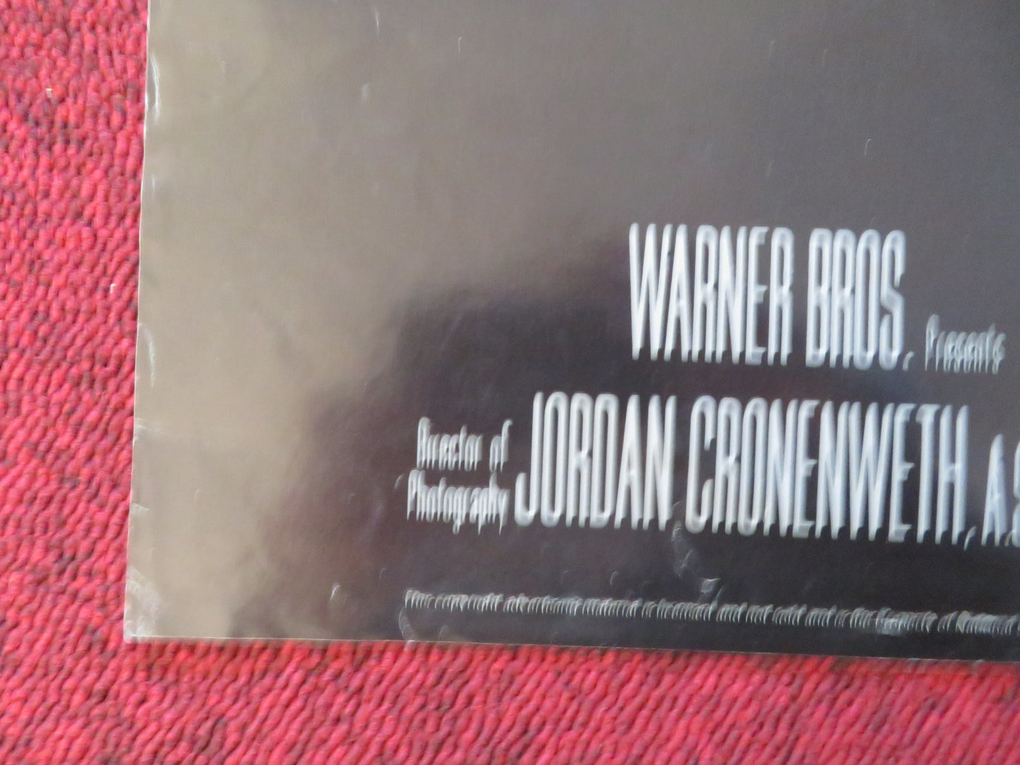 FINAL ANALYSIS UK QUAD POSTER FOLDED RICHARD GERE KIM BASINGER 1992