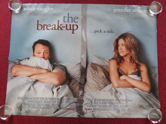 THE BREAK-UP UK QUAD (30"x 40") ROLLED POSTER VINCE VAUGHN JENNIFER ANISTON 2006