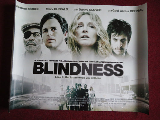 BLINDNESS UK QUAD (30"x 40") ROLLED POSTER DANNY GLOVER JULIANNE MOORE 2008