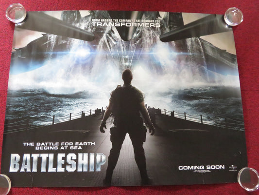 BATTLESHIP UK QUAD ROLLED POSTER TAYLOR KITSCH RIHANNA 2012