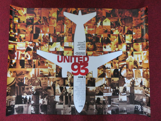 UNITED 93 UK QUAD (30"x 40") ROLLED POSTER J. J. JOHNSON GARY COMMOCK 2006