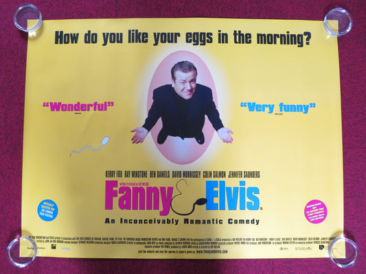 FANNY AND ELVIS UK QUAD (30"x 40") ROLLED POSTER KERRY FOW RAY WINSTONE 1999