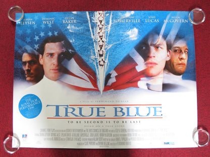 TRUE BLUE UK QUAD (30"x 40") ROLLED POSTER DOMINIC WEST JOHAN LEYSEN 1996