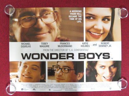 WONDER BOYS UK QUAD (30"x 40") ROLLED POSTER MICHAEL DOUGLAS 2000