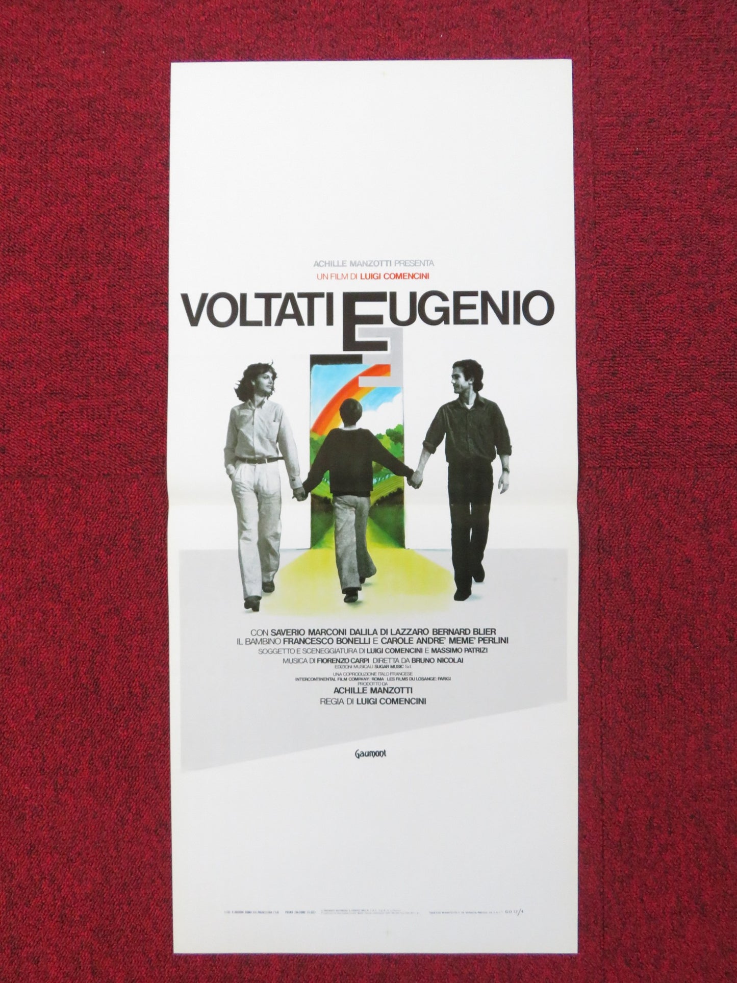 EUGENIO ITALIAN LOCANDINA POSTER SAVERIO MARCONI FRANCESCO BONELLI 1980