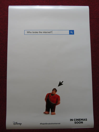 RALPH BREAKS THE INTERNET - B US ONE SHEET ROLLED POSTER DISNEY 2018