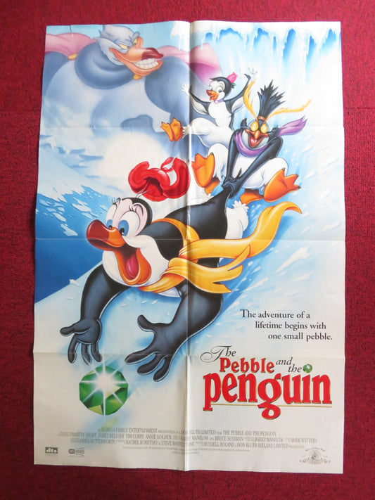 THE PEBBLE AND THE PENGUIN FOLDED US ONE SHEET POSTER MARTIN SHORT T. CURRY 1995