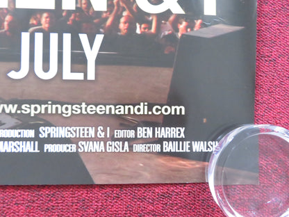 SPRINGSTEEN AND I UK QUAD (30"x 40") ROLLED POSTER BRUCE SPRINGSTEEN 2013