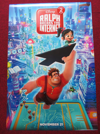 RALPH BREAKS THE INTERNET - A US ONE SHEET ROLLED POSTER DISNEY 2018