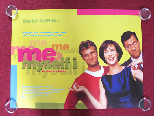 ME, MYSELF & I UK QUAD (30"x 40") ROLLED POSTER RACHEL GRIFFITHS 1999