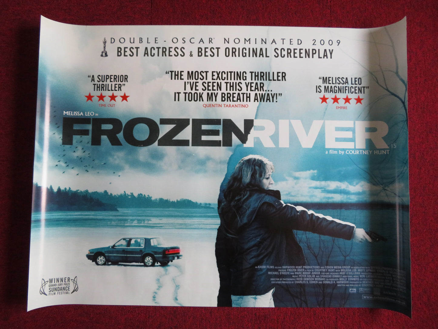 FROZEN RIVER UK QUAD (30"x 40") ROLLED POSTER MELISSA LEO MISTY UPHAM 2008