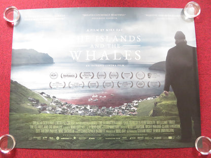 THE ISLANDS AND THE WHALES UK QUAD (30"x 40") ROLLED POSTER MIKE DAY 2016