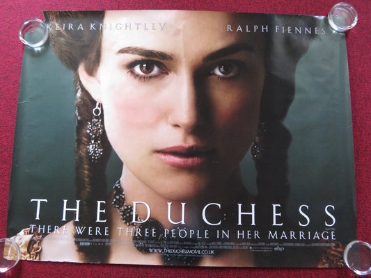 THE DUCHESS QUAD (30"x 40") ROLLED POSTER KEIRA KNIGHTLEY RALPH FIENNES 2008