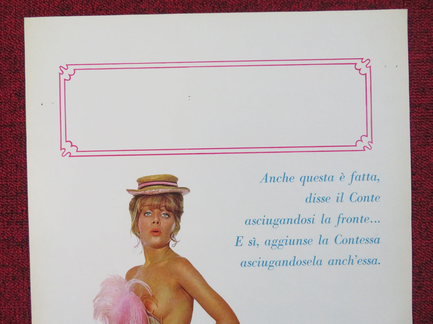 SENSATIONAL JANINE ITALIAN LOCANDINA POSTER CHRISTINE SCHUBERTH R. KASCHE 1972