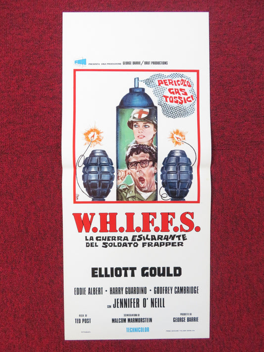 WHIFFS ITALIAN LOCANDINA POSTER ELLIOTT GOULD EDDIE ALBERT 1975