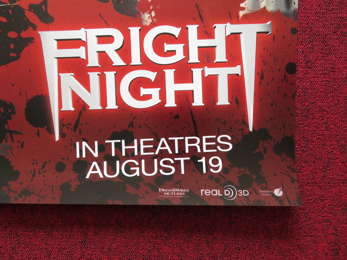 FRIGHT NIGHT - A US ONE SHEET ROLLED POSTER COLIN FARRELL TONI COLLETTE 2011