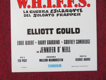 WHIFFS ITALIAN LOCANDINA POSTER ELLIOTT GOULD EDDIE ALBERT 1975