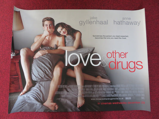 LOVE AND OTHER DRUGS UK QUAD (30"x 40") ROLLED POSTER JAKE GYLLENHAAL 2010