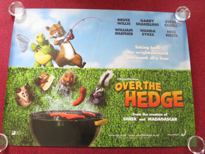 OVER THE HEDGE - B UK QUAD ROLLED POSTER BRUCE WILLIS STEVE CARELL 2006