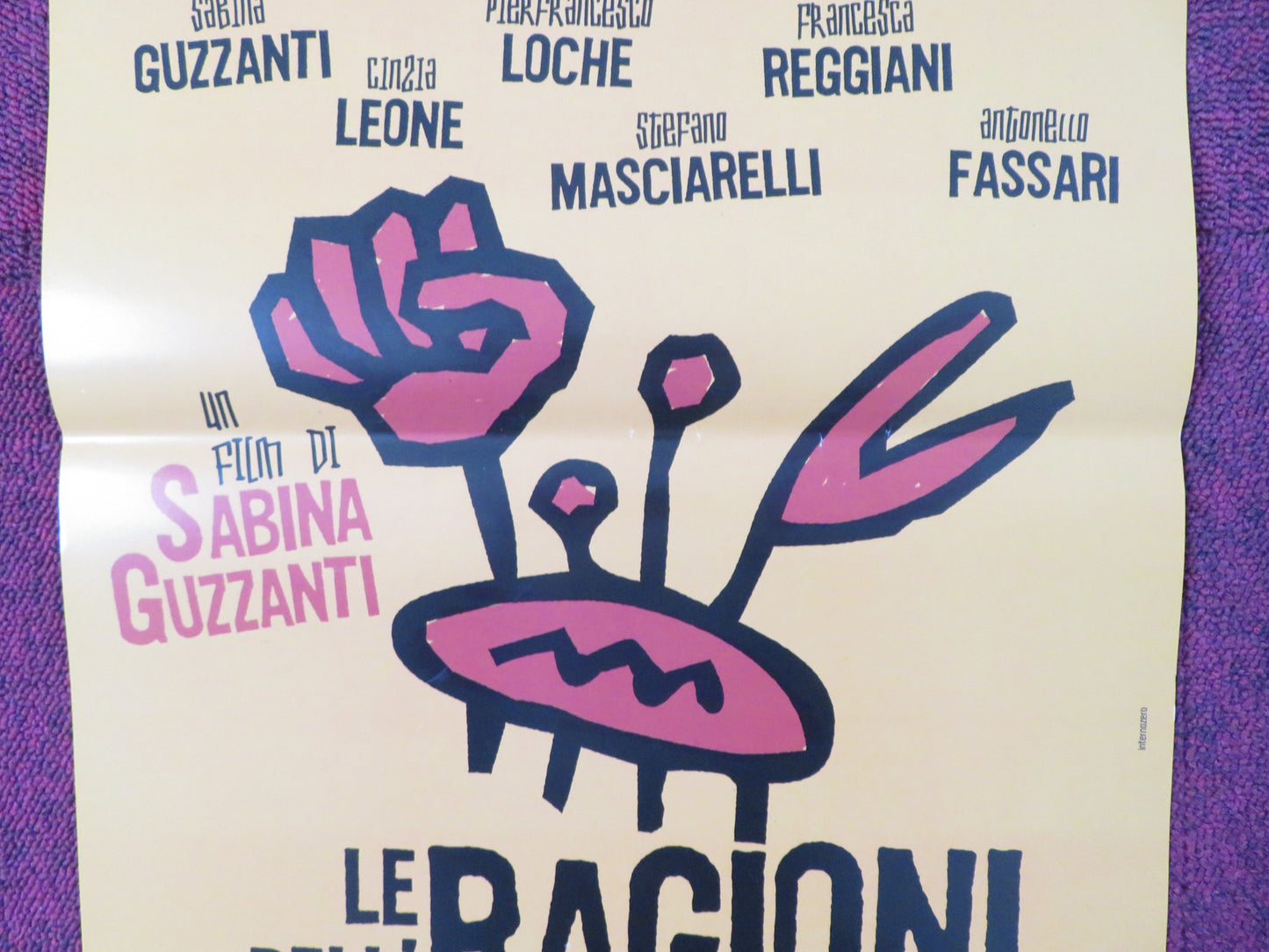 LE RAGIONI DELL'ARAGOSTA ITALIAN LOCANDINA POSTER SABINA GUZZANTI 2007