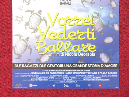 VORREI VEDERTI BALLARE ITALIAN LOCANDINA POSTER PAOLA BARALE F. CASTELLANO 2012