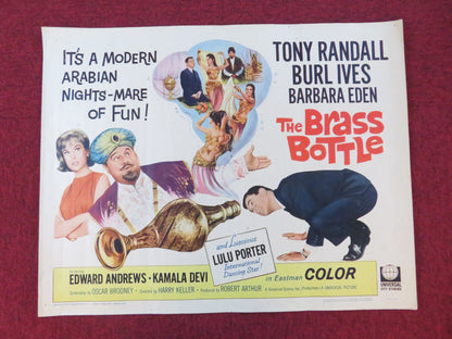 THE BRASS BOTTLE US HALF SHEET (22"x 28") POSTER TONY RANDALL BURL IVES 1964