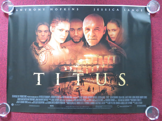 TITUS UK QUAD (30"x 40") ROLLED POSTER ANTHONY HOPKINS JESSICA LANGE 1999