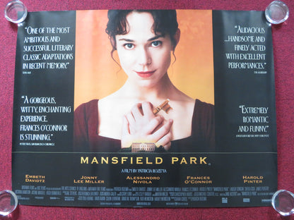 MANSFIELD PARK UK QUAD (30"x 40") ROLLED POSTER FRANCES O'CONNOR H. PINTER 1999