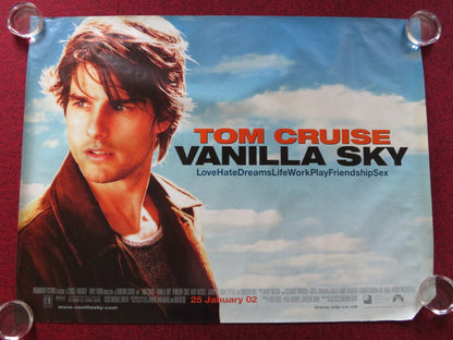 VANILLA SKY UK QUAD (30"x 40") ROLLED POSTER TOM CRUISE PENELOPE CRUZ 2001