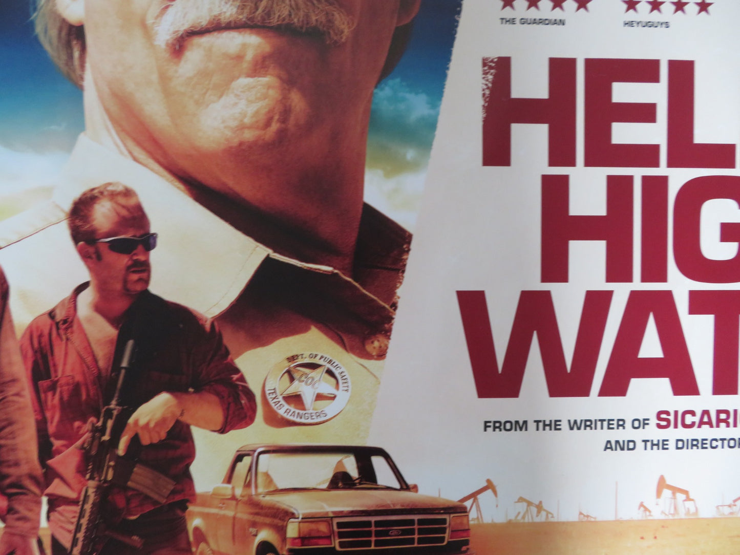 HELL OR HIGH WATER UK QUAD (30"x 40") ROLLED POSTER JEFF BRIDGES CHRIS PINE 2016