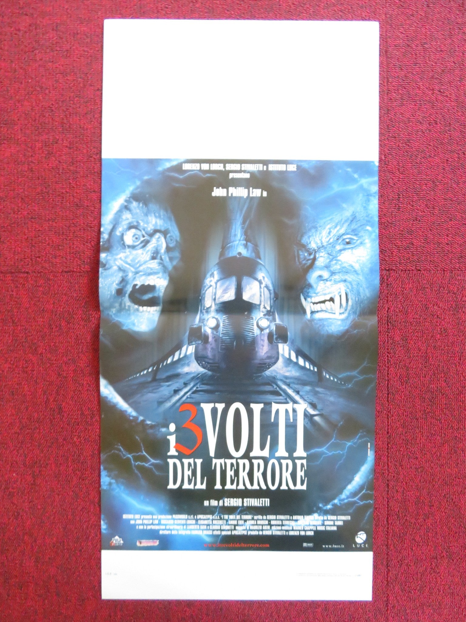 THE THREE FACES OF TERROR ITALIAN LOCANDINA POSTER SERGIO STIVALETTI 2 ...