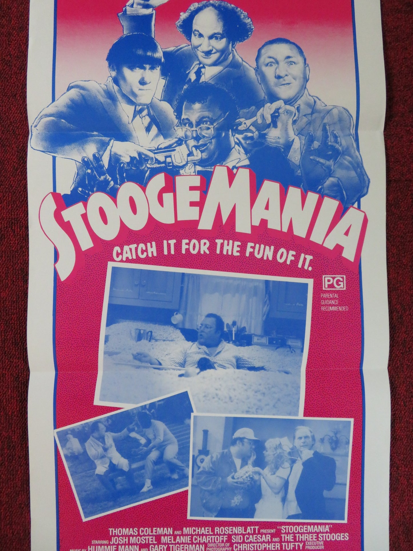 STOOGEMANIA AUSTRALIAN DAYBILL POSTER SID CAESAR THOMAS COLEMAN 1985