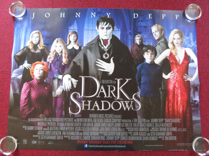 DARK SHADOWS UK QUAD (30"x 40") ROLLED POSTER JOHNNY DEPP MICHELLE PFEIFFER 2012