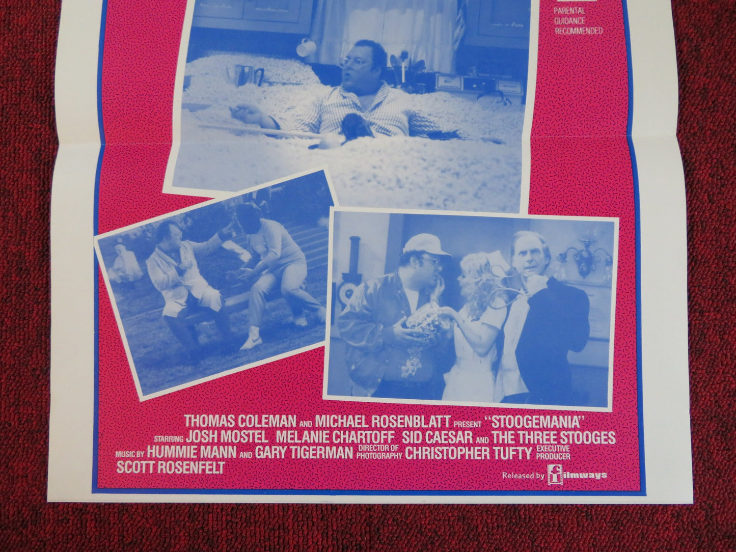 STOOGEMANIA AUSTRALIAN DAYBILL POSTER SID CAESAR THOMAS COLEMAN 1985