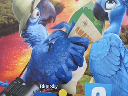 RIO 2 - A UK QUAD (30"x 40") ROLLED POSTER JAKE T. AUSTIN CARLINHOS BROWN 2014