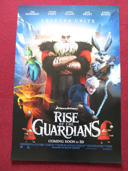 RISE OF THE GUARDIANS US ONE SHEET ROLLED POSTER CHRIS PINE ALEC BALDWIN 2012