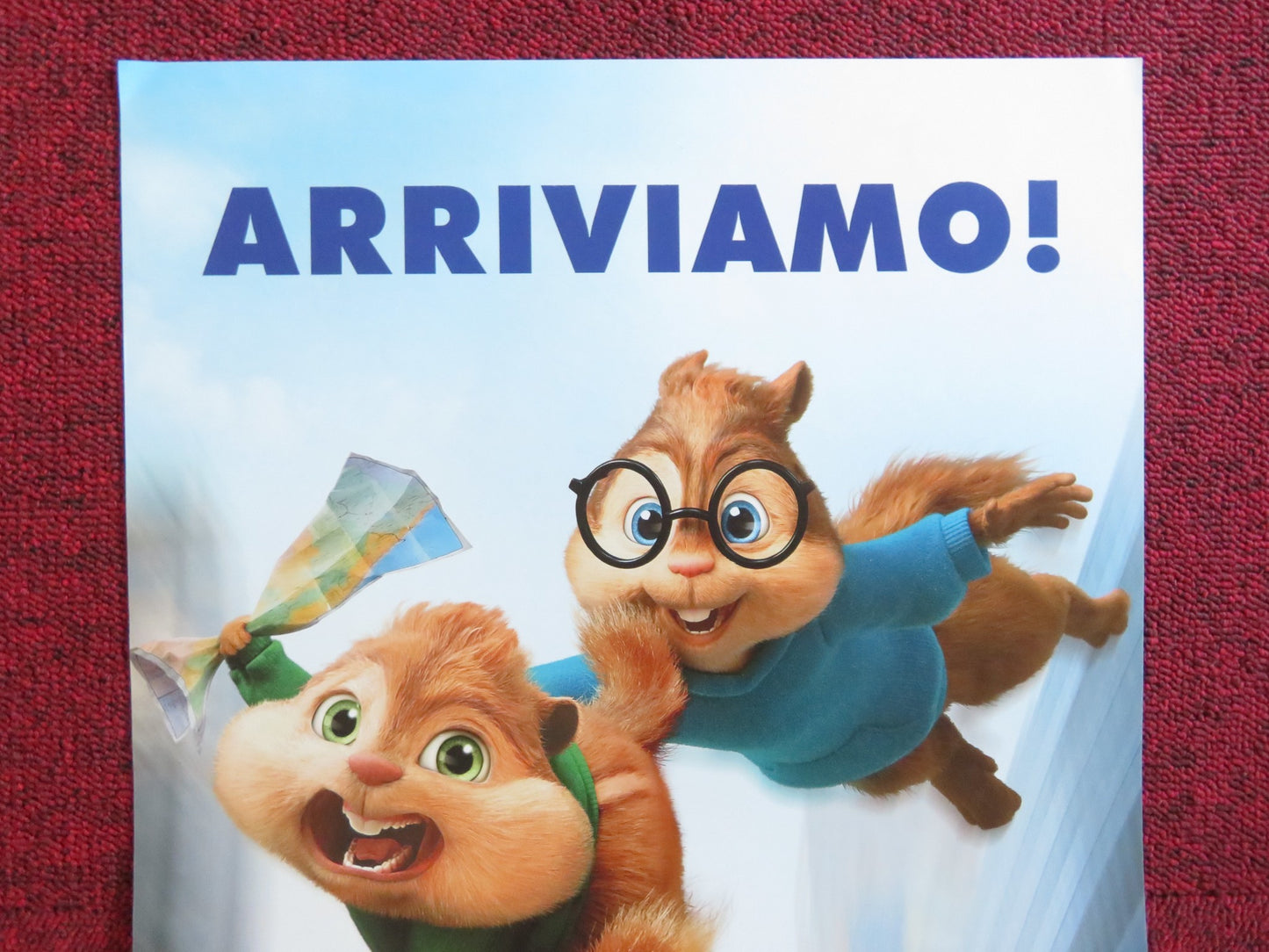 ALVIN AND THE CHIPMUNK ITALIAN LOCANDINA POSTER JASON LEE DAVID CROSS 2007