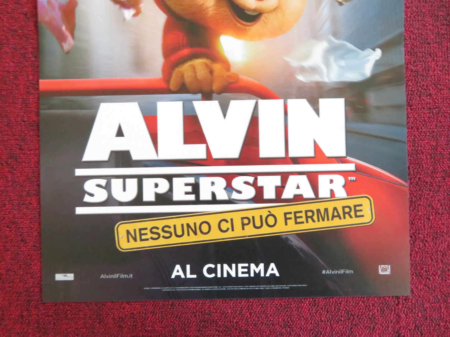 ALVIN AND THE CHIPMUNK ITALIAN LOCANDINA POSTER JASON LEE DAVID CROSS 2007