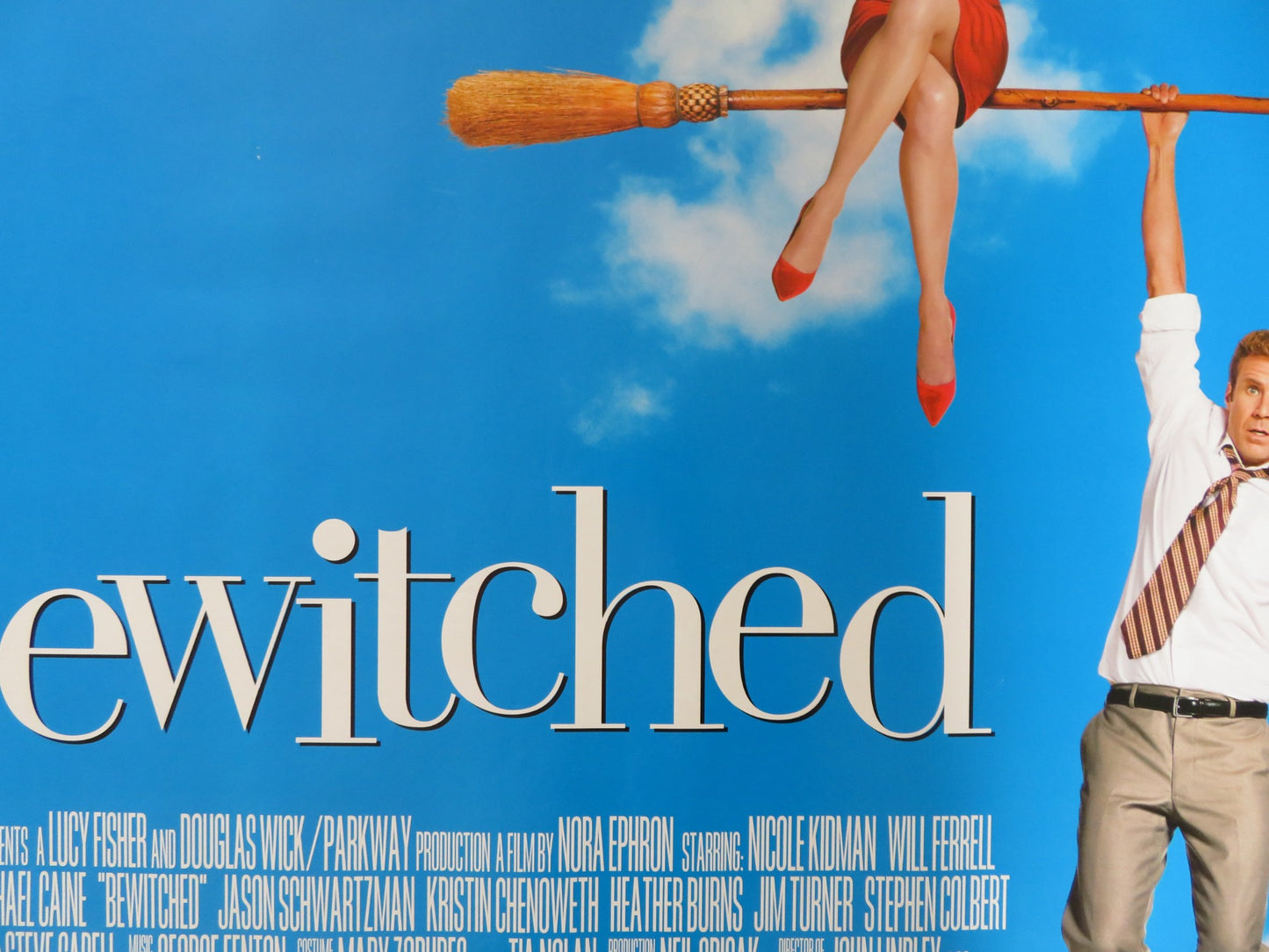 BEWITCHED UK QUAD (30"x 40") ROLLED POSTER WILL FERRELL NICOLE KIDMAN 2005