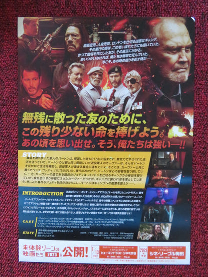 RENEGADES JAPANESE CHIRASHI (B5) POSTER DANNY TREJO PATSY KENSIT 2022