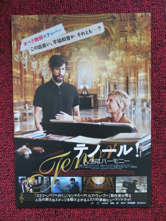 TENOR- B JAPANESE CHIRASHI (B5) POSTER MICHELE LAROQUE MOHAMED BELKHIR 2022