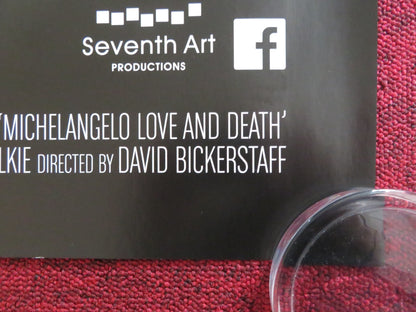 EXHIBITION ON SCREEN: MICHELANGELO LOVE AND DEATH UK QUAD ROLLED POSTER 2017